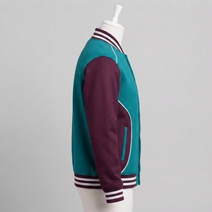 Breathable Varsity <b>Jacket</b> Provides Lightweight Comfort Flexible Movement And Durable Construction For Casual <b>Travel</b> And Outdoor - Product Image 3