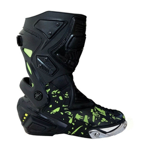 Men Motocross <b>Boots</b> Leather Motorbike Riding Shoes Breathable Quick Dry Custom Logo OEM Wholesale Off Road Racing <b>Boots</b> - Product Image 5