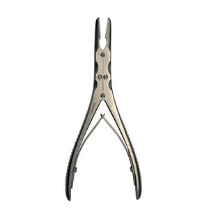 RWS Instrument Dental Bone Cutter Manual Silver Knurled Grip Class I 12 Jaw Positions CE Certified - Product Image 2