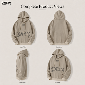 เสื้อฮู้ด ONE10 APPARELS พรีเมียม ทรงปกติ ผ้าฟลีซ ยูนิเซ็กส์ เนื้อผ้านุ่ม สายรูดปรับได้ กระเป๋าจิงโจ้ เหมาะสำหรับใส่ในฤดูหนาว ผลิตจากโพลีเอสเตอร์/คอตตอน - Product Image 5