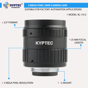เลนส์ถ่ายภาพ SWIR ขนาด 25 มม. ใช้งานร่วมกับกล้อง 2MP ขนาด 2/3 นิ้ว ให้ภาพอินฟราเรดคมชัดสำหรับการตรวจสอบและระบบอัตโนมัติ - Product Image 6