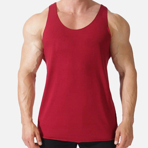 Oem custom tank top screen printing men gym tank private label apparel supply bulk order factory production - Product Image 1