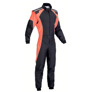 Traje Deportivo de Karting Personalizado, Impermeable y Resistente al Viento, de Cuero, para Exteriores, Talla Grande, para Carreras de Karts, Motociclismo y Automovilismo - Product Image 1