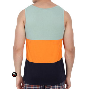 เสื้อกล้ามออกกำลังกายผู้ชาย ทรงเข้ารูป ผ้าฝ้าย ใส่สบาย เหมาะสำหรับยิม ฟิตเนส หรือใส่ลำลองในฤดูร้อน - Product Image 2