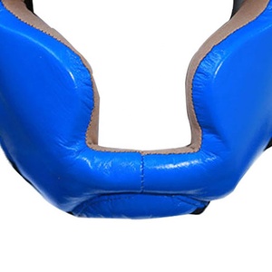 Protège-tête de boxe de haute qualité en cuir véritable protège-tête de boxe et protège-tête de karaté d'arts martiaux - Product Image 4