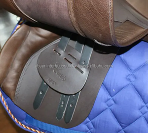 Selle de saut en cuir Oil Pull Up Premium pour chevaux |   Selle de saut en cuir de haute qualité avec assise profonde - Product Image 2