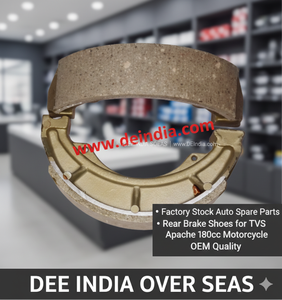 Repuestos de Fábrica para Automóviles, Zapatas de Freno Traseras para Motocicleta TVS Apache 180cc, Calidad OEM - Product Image 3
