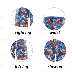 Pantalones Cortos Deportivos para Hombre, Personalizados, con Cintura Elástica, Impresión por Transferencia de Calor, Estilo Urbano, Ecológicos, Antiarrugas, para Gimnasio, Playa y Running - Product Image 2