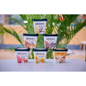 Helado Suizo Moovenpick Sabor Fresa Natural, Rico y Cremoso, 500ml - Product Image 1