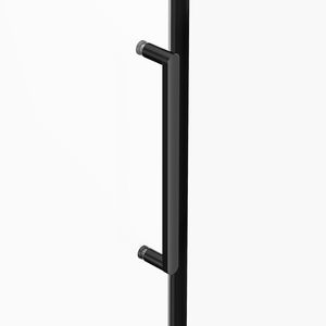 Porte de douche coulissante sans cadre pour baignoire 56-60 pouces W X 60 In. Porte coulissante double en verre H 5/16 d'épaisseur, 56-60 pouces W X 60 In. H - Product Image 5