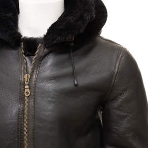 Comfortable Winter Everyday Soft Leather Finish Modern <b>Casual</b> Waterproof Breathable Eco-Friendly High Street Style <b>Jacket</b> Front - Product Image 4