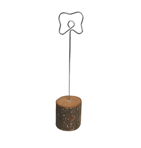 Wood And Metal Place Numbers <b>Card</b> Holder Display Menu <b>Card</b> Wedding Restaurant <b>Table</b> Number <b>Card</b> Holder for Wedding - Product Image 3