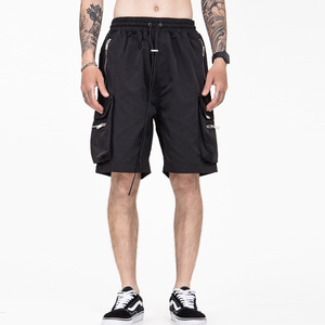 Pantalones Cortos de Mezclilla para Hombre, Estilo Vintage Y2K, Tejidos, Holgados, Rectos, Resistentes, para Verano, con Estampado de Diamantes de Imitación, Transpirables y Cómodos - Product Image 4