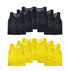 Unisex Breathable Mesh Training <b>Vest</b> Sleeveless Solid Color Yellow <b>Black</b> Adult Sport Jersey Regular Fit All Seasons - Product Image 1