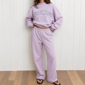Suéter de punto oversize para mujer con cuello simulado, jersey de cuello redondo, ropa de calle moderna y cómoda - Product Image 4