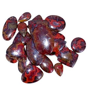 AAA + Cabochon de pierres précieuses en vrac en agate de quartz marocain naturel de haute qualité en forme de mélange pour la fabrication de bijoux - Product Image 5