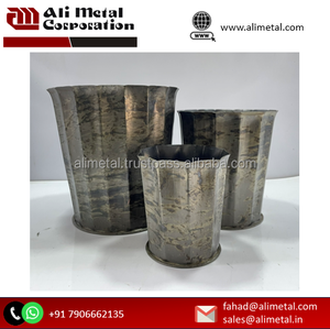 Juego de 3 macetas de cobre para jardín, decoración interior y exterior totalmente personalizable - Product Image 3