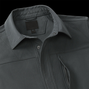 Classic Men's Winter <b>Canvas</b> <b>Jacket</b> Plus Size Polyester/Nylon Zipper Closure Turn Collar Fashion - Product Image 3