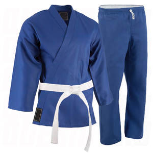 Uniforme de Karate Profesional Ligero Azul, Uniforme de Karate para Entrenamiento, Práctica y Competencia, Duradero, Transpirable, Gi de Artes Marciales - Product Image 5