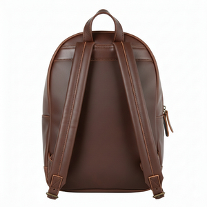 Genuine Leather Backpack <b>Men</b> Large Capacity Travel Backpack Vintage Casual <b>Shoulder</b> <b>Bag</b> Laptop Free Design Business Backpack - Product Image 4