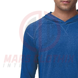 Sudadera con capucha de pesca de manga larga lisa para hombre, de secado rápido, con estampado personalizado, en oferta. - Product Image 5