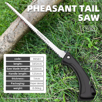 Petite scie à main de qualité bricolage pour le jardinage élagage menuiserie scie à arbre fruitier scie à queue de poulet SK5 lame de remplacement matériau en acier