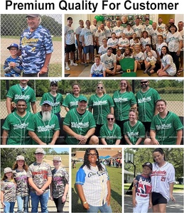 Wholesale Sublimated Softball Jersey Breathable Soft Uniform Sublimation Printed Technique Sports Tournament Jersey - Product Image 5