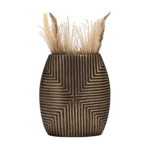 Jarrón de Metal Moderno y Lujoso para Arreglos Florales, Pieza Decorativa Elegante para el Hogar y Eventos - Product Image 4