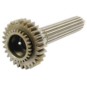 Arbre principal avec dents arrière 28, entraxe 1 pouce, compatible avec les pièces de moteur de tracteur Ford New Holland 81804670 960E7061A - Product Image 1