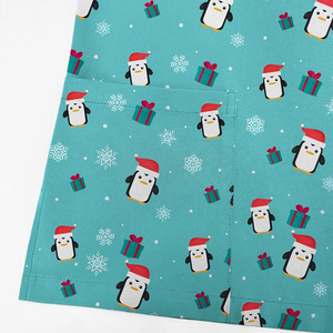 Custom Sublimation Holiday Scrubs - High-Quality Polyester Spandex Medical Uniform - Factory Price Seasonal <b>Nursing</b> Top - Product Image 4