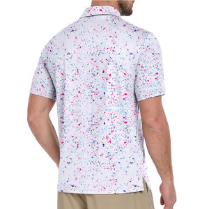 High Performance Men Sublimation Polo T-Shirt Moisture Wicking Fabric Athletic Fit Trendy Streetwear Stylish Design - Product Image 5