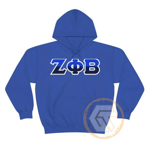 Sudadera con Capucha Personalizada de Otoño/Invierno Zeta Phi Beta, de Algodón y Felpa, Bordada en la Parte Delantera, de Alta Calidad y Ecológica, para Hermandades Griegas - Product Image 2