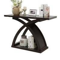 Nouvelle table de Console en bois de couleur noire Table de centre de café à vendre nouvelle table de Console en gros prix élégant durable pour la maison