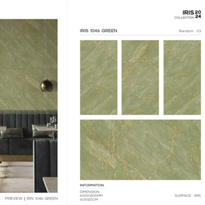 Carreaux de porcelaine tendance finition iris 60x120cm 600x1200mm 24x48 pour murs et sols intérieurs de luxe - Product Image 1