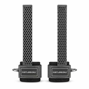 Correas de Levantamiento de Pesas de Algodón D-Cuff Grises, Bandas de Soporte para Muñecas Antideslizantes para Entrenamiento de Levantamiento de Pesas, Gimnasia, Crossfit, con Hebilla Personalizada - Product Image 1