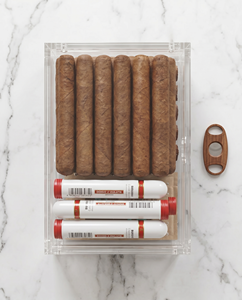 Boîte de rangement pour cigares et cigarettes en acrylique transparent moderne personnalisée avec un design écologique pré-assemblé pour une utilisation en intérieur - Product Image 3