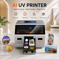 Imprimante à plat UV AI FUNSUN Mini pour les petites entreprises, machine d'impression de produits personnalisés avec tête d'impression Epson