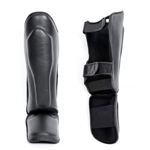 Protector de Espinillas Ajustable de Alta Calidad para Muay Thai y MMA, con Cierre de Gancho y Bucle, en Cuero Sintético, Venta al Por Mayor - Product Image 5