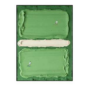 <span class=keywords><strong>Pintura</strong></span> al Óleo Moderna Hecha a Mano, Arte <span class=keywords><strong>de</strong></span> Pared en Lienzo Texturizado 100% Pintado a Mano, Paisaje Marino Verde con Espesor, Póster Abstracto 3D, 2026 - Product Image 3