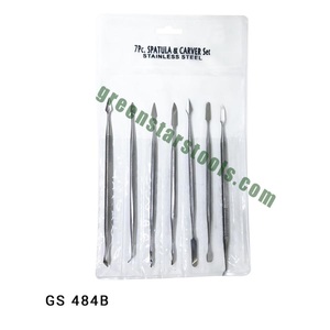 LUXURO Ensemble professionnel de 7 sondes de sculpture en acier inoxydable pour la création et le modelage de bijoux GS484B - Product Image 1