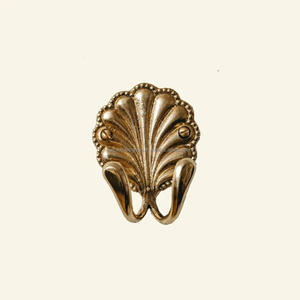 Decorative Brass Seashell <b>Hook</b> <b>Wall</b> Mount Luxury <b>Hooks</b> For Home Decoration Accessories - Product Image 4