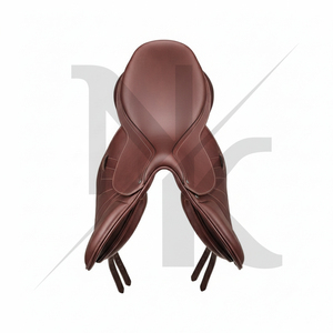 Nueva llegada: Silla de doma ligera de cuero genuino, cómoda y duradera, productos de equitación inglesa de la India. - Product Image 4