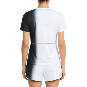 Uniforme de Bádminton para Hombre, Cuello en V, Manga Corta, Transpirable, Personalizado, OEM, Venta al Por Mayor - Product Image 2