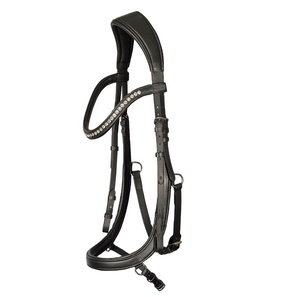 Cheval Bling Haute Qualité Strass Cristal Attaché Anatomique En Cuir Cheval Bride Cheval Produits Équestres - Product Image 1