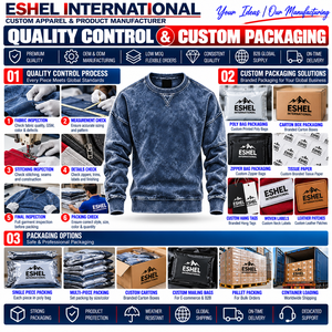 Fábrica de Sudaderas con Lavado Ácido Personalizado para Mayoristas de Ropa, Etiquetas de Marca, OEM, ODM y Fabricación a Granel para Compradores B2B - Product Image 3