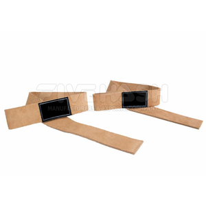 Sangles de musculation en cuir à forte adhérence, sangles premium pour la musculation et les entraînements en salle, sangles de musculation confortables en cuir - Product Image 2