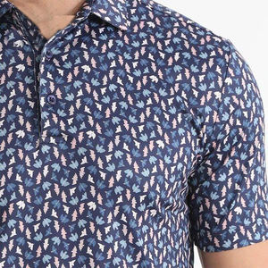 เสื้อโปโลผู้ชายแขนสั้นผ้าฝ้ายลำลอง - Product Image 3