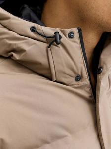 Blouson matelassé à capuche pour garçons, décontracté, écologique, doublure Sherpa épaisse, poches zippées, chaud et isolé pour l'hiver, 100% coton - Product Image 4