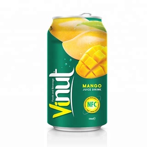 Vietnam frais pressé 330ml jus de fruits en conserve jus de mangue boisson fournisseur jus de fruits pour quotidien - Product Image 1