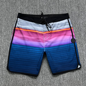Men's Casual Solid Oxford <b>Fabric</b> Eco-Friendly Quick-Dry <b>4</b> <b>Way</b> <b>Stretch</b> Waterproof Swimming Shorts Breathable Mid-Waist Board - Product Image 1